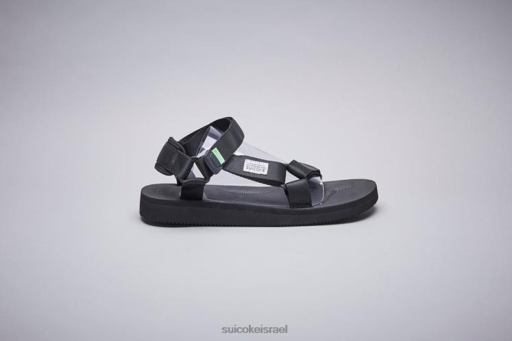 SUICOKE שָׁחוֹר לִשְׁנֵי הַמִינִים דפא-מונית סנדלים 4480F2